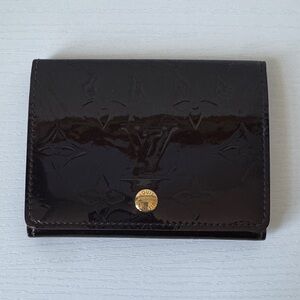 Louis Vuitton Vernis Amarante Card Holder